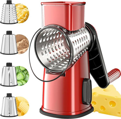 VEKAYA Rotary Cheese Grater Hand Crank by VEKAYA