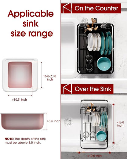 Sakugi Dish Drying Rack in Sink - Image 2