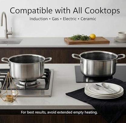 4.6 Qt Stainless Steel Stock Pot - Image 5