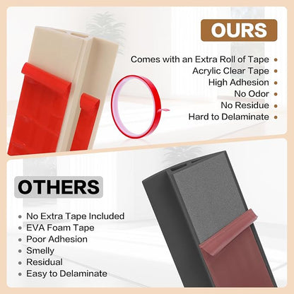 Floor Transition Strip Vinyl Door Threshold Ramp Self Adhesive Carpet Edging - Image 3