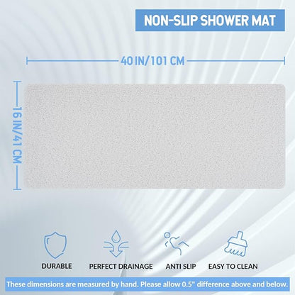Non-Slip Bathtub Mat, Anti Slip Shower Mat, Fast Drying Bathtub Mats, Foot - Image 2