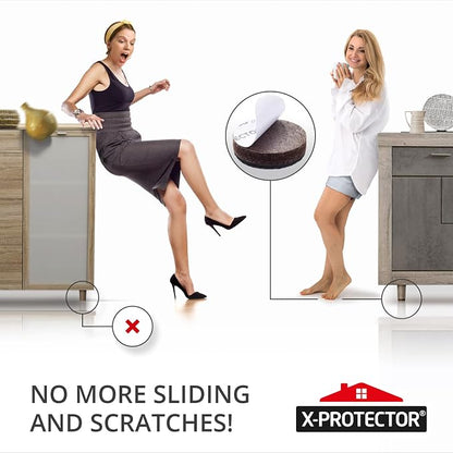 Non Slip Furniture Pads 16 pcs 1" X-Protector - Image 6