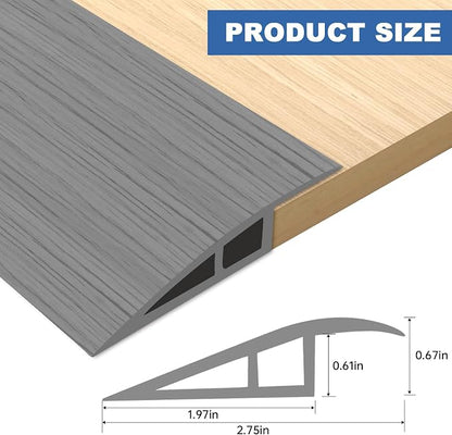 Vinyl Door Threshold Flooring Transition Strip Self Adhesive Carpet Edging Strip - Image 2