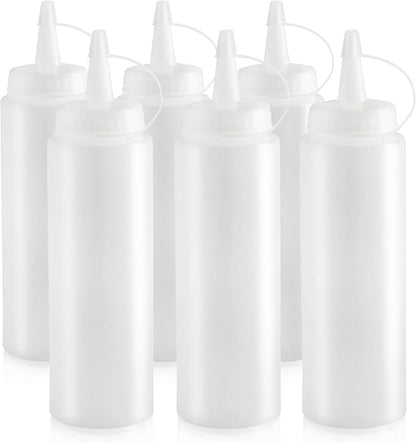 New Star Foodservice 26115 Squeeze Bottles, 8 oz - Image 2