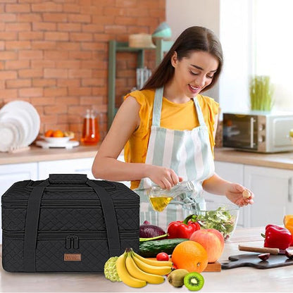 Quilted Double Decker Casserole Carrier - Image 2