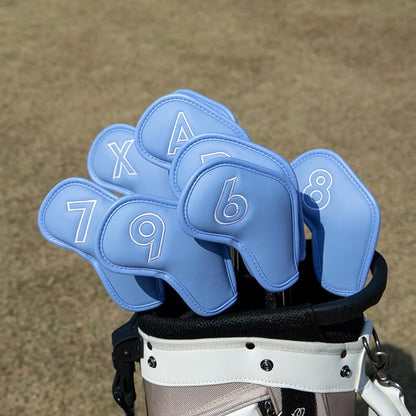 Montela Golf Iron Covers, Golf Iron Head Covers Leather Golf Iron Covers Set - Image 7