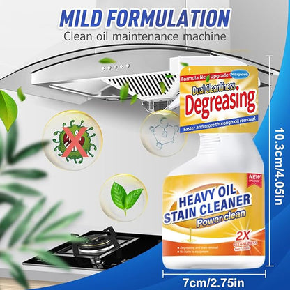 Kitchen Heavy Oil Cleaner, 2025 Newly Upgraded Heavy Duty Oil Stain Remover - Image 8
