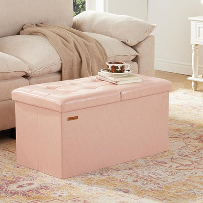 HAUSFRAU - 30 Inches Storage Ottoman Bench - Image 7