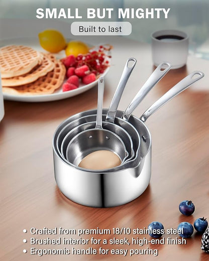 Cooks Standard Stainless Steel Butter Warmer 0.15 QT, 140ml Mini Butter - Image 7