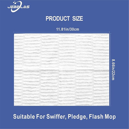 JEBBLAS Disposable Mop Cloth Dry Sweeping Pad - Image 4
