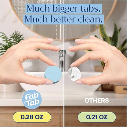 Fab Tab Toilet Bowl Cleaner Tablets, Powerful Stain Removal, No Harsh Chemicals - Image 4