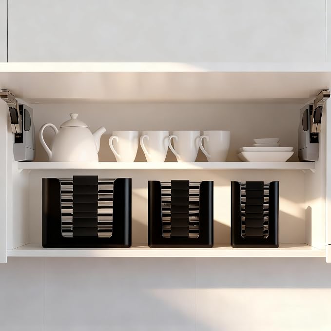 Food Container Lid Organizer for Rubbermaid Brilliances nap-on lids, Lid - Image 4