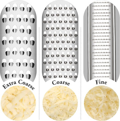 Cambom Cheese Grater Citrus Zester Lemon Zester Pack of 3-304 Stainless Steel - Image 3