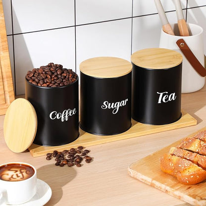 Reallnaive Coffee Tea Sugar Container Set - Image 3