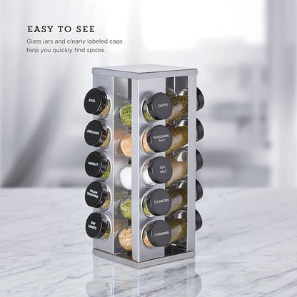Kamenstein 20 Jar Heritage Revolving Spice Rack - Image 6