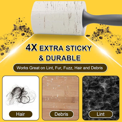 Lint Rollers 2 Pack for Pet Hair 500 Sheets Extra Sticky Pet Hair Remover for - Image 6