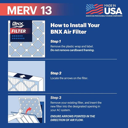 BNX TruFilter 20x25x1 Air Filter MERV 13 - Image 6
