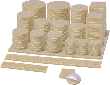 BALEINE 300PCS Felt Furniture Pads, Scratch-Reducing Floor Protectors by BALEINE