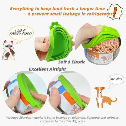 MoPawKT- Pet Food Can Covers, Silicone Can Lids - Image 5