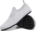 QZKDM Lightweight Slip on Grip Indoor House Slippers Barefoot Non Slip Home Exercise Yoga Shoes for Men Women