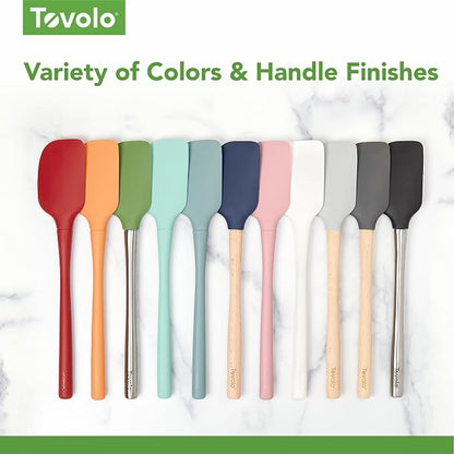 Tovolo Flex Core 5 Piece Silicone Spatula Set Heat Resistant All Silicone - Image 4