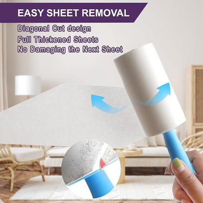 Lint Rollers for Pet Hair Extra Sticky, 220 Sheets/2 Lint Roller Refills - Image 4