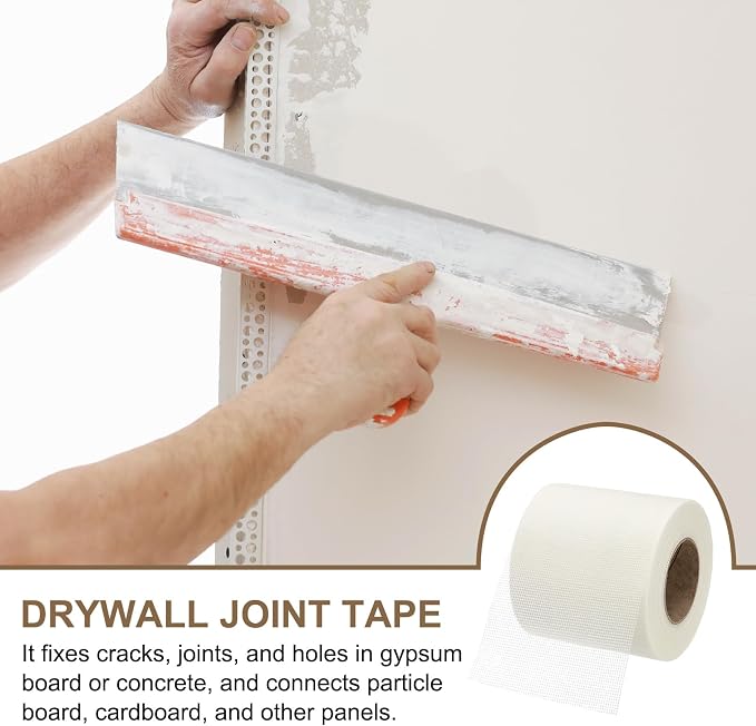 PATIKIL Drywall Repair Mesh Tape, 6 inch x 164 ft Fiberglass Repair Patch - Image 7