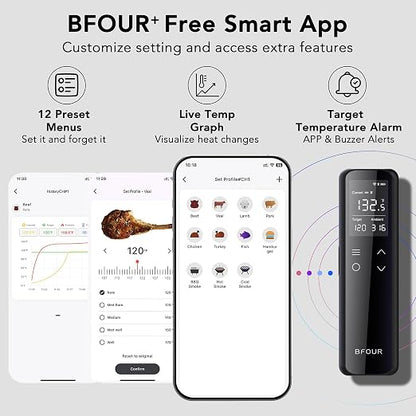 BFOUR Wireless Meat Thermometer Bluetooth - Image 5