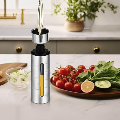 2 Pack Oil Bottle for Cooking, 100ml Stainless Steel Cooking Oil Spray Bottle - Image 7