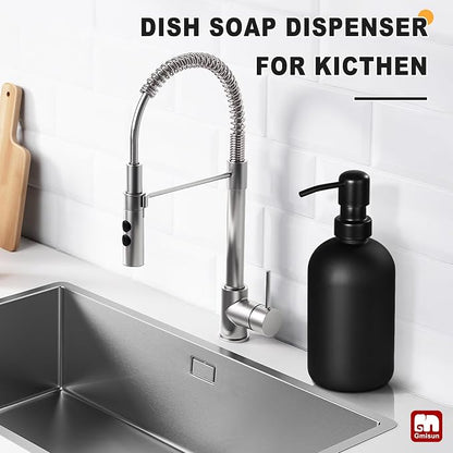 GMISUN Black Soap Dispenser, Dish/Hand Soap Dispenser - Image 4