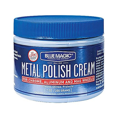 Blue Magic 400 Metal Polish Cream Non-Abrasive Tarnish and Oxidation Remover by BlueMagic