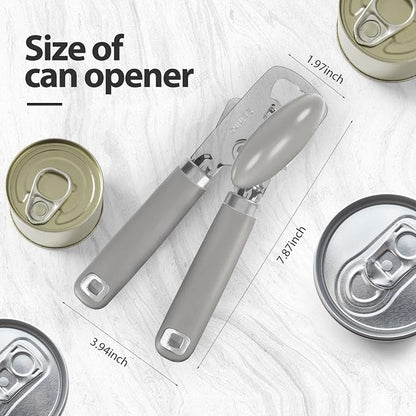 Safring Can Opener Manual, Heavy Duty Stainless Steel Smooth Edge Can Opener - Image 2