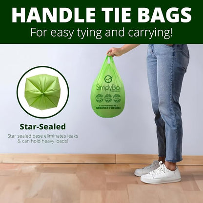 Simply Bio 3 Gallon Compostable Trash Bags Liners - Image 3