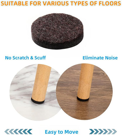 Felt Furniture Pads for Hardwood Floors 129 Piece, Furnigear Anti Scratches - Image 4