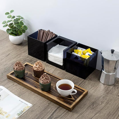 MyGift Coffee Organizer, Modern Acrylic Coffee and Tea Organizer - Image 3