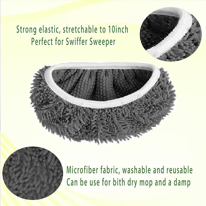 Reusable Microfiber Mop Pads for Swiffer Sweeper - Image 3