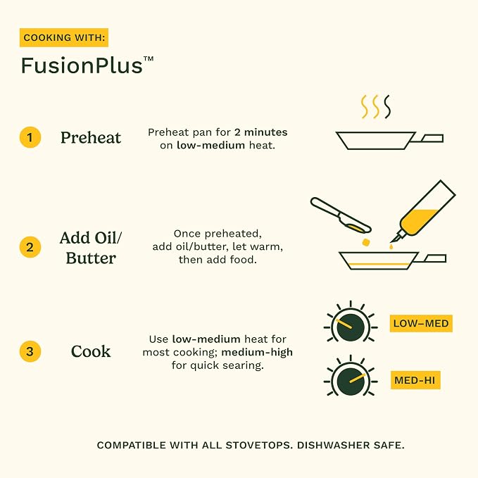Cuisinart FusionPlus Hybrid Stainless Steel Cookware, 12-Inch Round Griddle Pan - Image 9