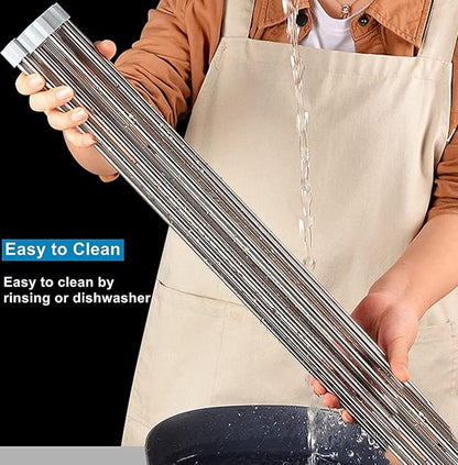 Seropy Extra Large 20.5"x13.7" Roll Up Dish Drying Rack Over The Sink Dish - Image 6