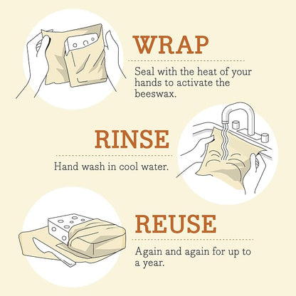 Bee's Wrap Vegan Beeswax Wraps for Food - Image 7