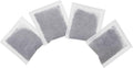 4 Pack Compact Activated Charcoal Odor Absorbing Filter Smaller Refill Deodorizer Compatible with iTouchless Under 8 Gallons Small Trash Cans with Filter Compartment