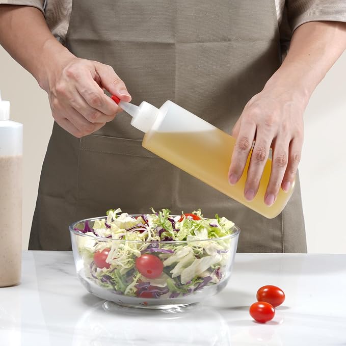Sopito Squeeze Bottles, 16oz Plastic Condiment Squeeze Bottles - Image 7