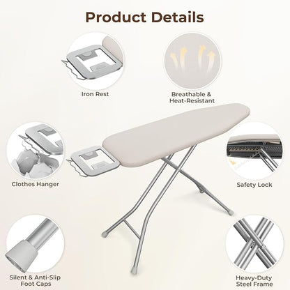 Yaheetech Foldable Ironing Board, Heavy Duty Iron Board - Image 6