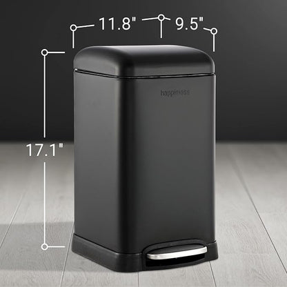 happimess HPM1012B Betty Retro Mini 3.2-Gallon Step-Open Trash Can - Image 6