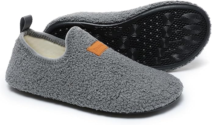 Adult Indoor House Slippers Socks Lightweight Non Slip Grip House Home Shoes - Image 3
