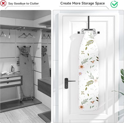 Over The Door & Wall Mount Ironing Board Hanger - Image 9