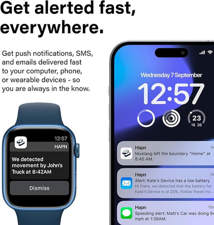 (2 Pack) Spytec Atlas GPS Tracker for Vehicles, Cars, Trucks, Kids & Seniors | Hidden Mini GPS Tracker Device for Fleet Vehicles | Geofencing | Real-time Tracking and Updates | Subscription Required