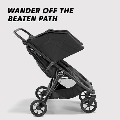 Baby Jogger City Mini GT2 All-Terrain Double Stroller with Forever Air Rubber Tires and All-Wheel Suspension Pike Exclusive Includes Belly Bars Leatherette Handlebar and Premium Fabric