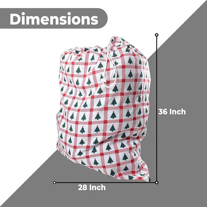 Urban Villa Laundry Bag Canvas|Dirty Clothes Travel Laundry Bag|Machine Washable|Reusable College Hostel Hamper Liner Bag for Garments Delicates Drawstring Closure 1 Pack Tree Print|Size 28X36 Inches