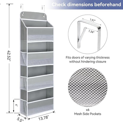 QINGUANG Over The Door Organizer, Hanging Organization And Storage, Behind Door - Image 3