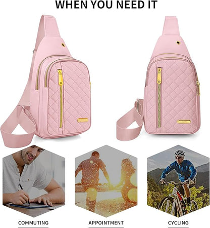 Small Sling Bag For Women Men Casual Crossbody Sling Backpack